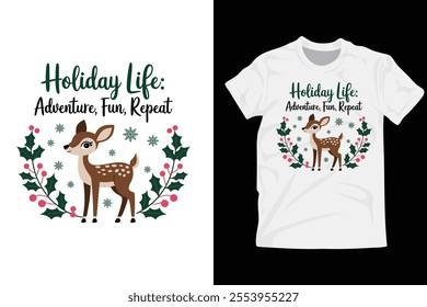 Holiday Life T- shirt design