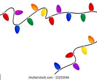 Holiday light border