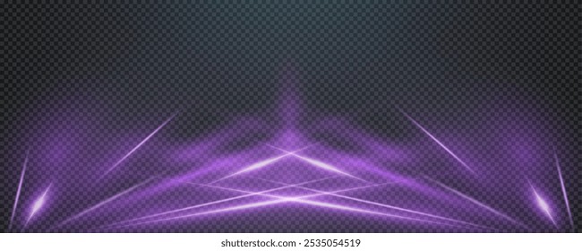 Holiday light effect, Christmas light of joy. Background for banner, poster, business card or advertising. Motion effect, fast speed lines png.