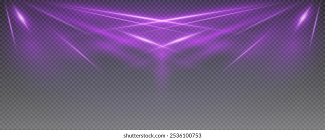 Holiday light effect, Christmas light of joy. Background for banner, poster, business card or advertising. Motion effect, fast speed lines png.