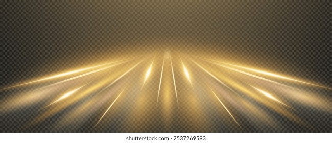 Holiday light effect, Christmas light of joy. Background for banner, poster, business card or advertising. Motion effect, fast speed lines png.