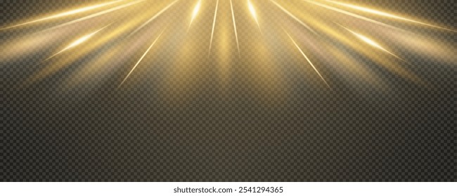Holiday light effect, Christmas light of joy. Background for banner, poster, business card or advertising. Motion effect, fast speed lines png.