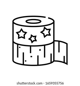 Holiday marks line icon, concept sign, outline vector illustration, linear symbol.