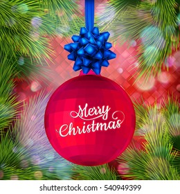 Holiday Merry Christmas party layout poster template. Christmas Design for your holiday invitation. EPS 10 vector file included