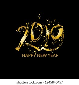 Holiday new year card 2019 