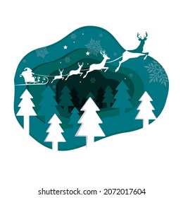 holiday and noel background. christmas concept vector isolated on white background, banner, graphic.
