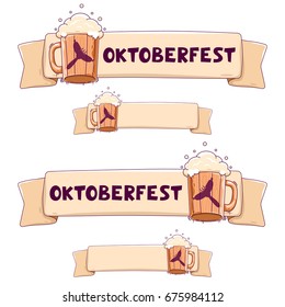 Holiday Octoberfest, beer mug, icon for Oktoberfest