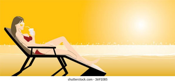 holiday on the beach