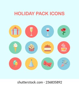 Holiday pack icons