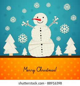 Holiday paper background design