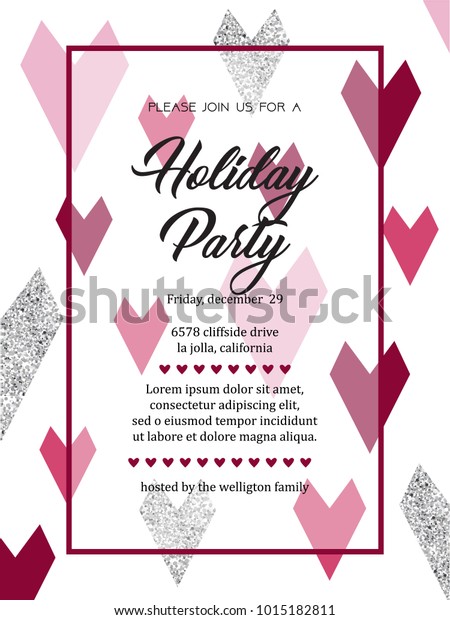 Holiday Party Flyer Free Template from image.shutterstock.com