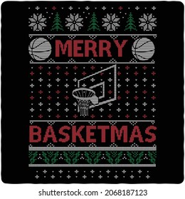 Holiday Pattern Christmas sweater design, vector illustrations, new year t-shirt.