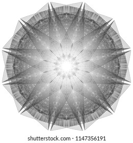 Holiday patterns of stars and flowers for gifts geometric pentagram