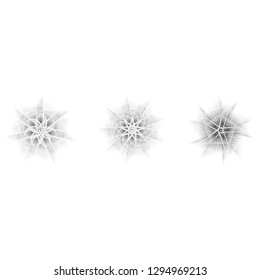 Holiday patterns of stars and flowers for gifts geometric pentagram