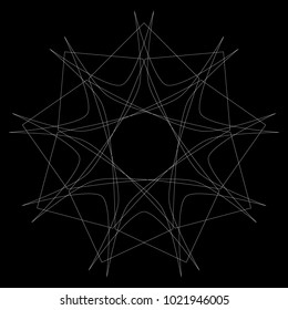 Holiday patterns of stars of snowflakes and flowers for gifts geometric pentagram