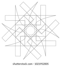 Holiday patterns of stars of snowflakes and flowers for gifts geometric pentagram