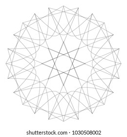 Holiday patterns of stars of snowflakes and flowers for gifts geometric pentagram