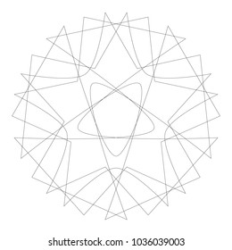 Holiday patterns of stars of snowflakes and flowers for gifts geometric pentagram