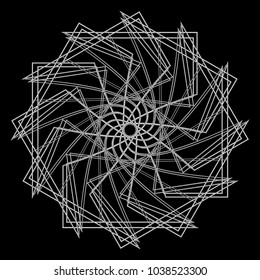 Holiday patterns of stars of snowflakes and flowers for gifts geometric pentagram