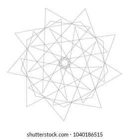 Holiday patterns of stars of snowflakes and flowers for gifts geometric pentagram