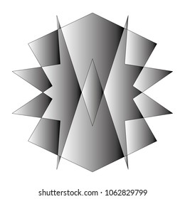 Holiday patterns of stars of snowflakes and flowers for gifts geometric pentagram