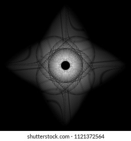 Holiday patterns of stars of snowflakes and flowers for gifts geometric pentagram
