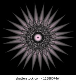 Holiday patterns of stars of snowflakes and flowers for gifts geometric pentagram