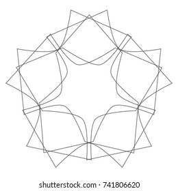 Holiday patterns of stars of snowflakes and flowers for gifts geometric pentagram