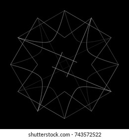 Holiday patterns of stars of snowflakes and flowers for gifts geometric pentagram