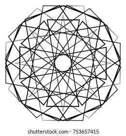 Holiday patterns of stars of snowflakes and flowers for gifts geometric pentagram