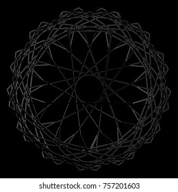 Holiday patterns of stars of snowflakes and flowers for gifts geometric pentagram