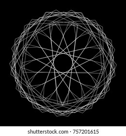 Holiday patterns of stars of snowflakes and flowers for gifts geometric pentagram