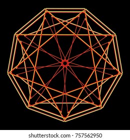 Holiday patterns of stars of snowflakes and flowers for gifts geometric pentagram