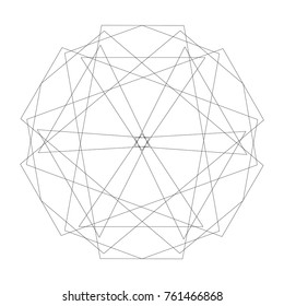 Holiday patterns of stars of snowflakes and flowers for gifts geometric pentagram