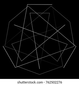 Holiday patterns of stars of snowflakes and flowers for gifts geometric pentagram