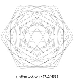 Holiday patterns of stars of snowflakes and flowers for gifts geometric pentagram