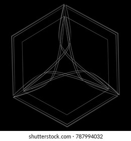 Holiday patterns of stars of snowflakes and flowers for gifts geometric pentagram