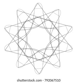 Holiday patterns of stars of snowflakes and flowers for gifts geometric pentagram