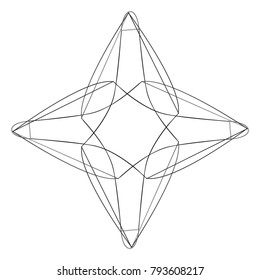 Holiday patterns of stars of snowflakes and flowers for gifts geometric pentagram