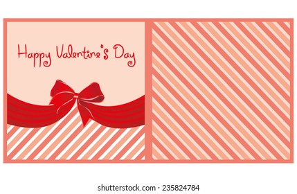 holiday pink background with gift glossy bows and ribbon. Vector
