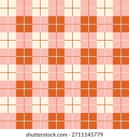Feiertag plaid nahtlose geometrische Muster - Weihnachtsvibes bunte rote und rosa Verpackung Papier Drucke Design.