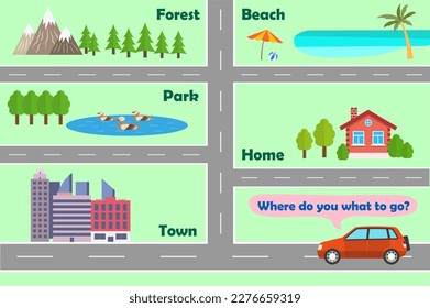 Holiday Plan Infographic Mind Map Vector