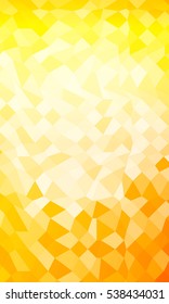 holiday polygonal yellow background. vector illustration. for wallpaper, presentation, invitation