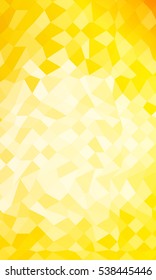 holiday polygonal yellow background. vector illustration. for design wallpaper, presentation, invitation