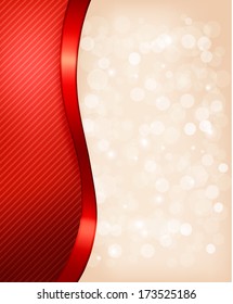 Holiday red background. Vector.