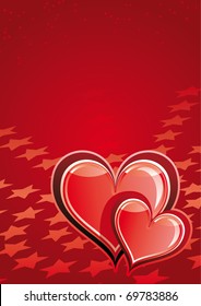 corazón rojo feriado