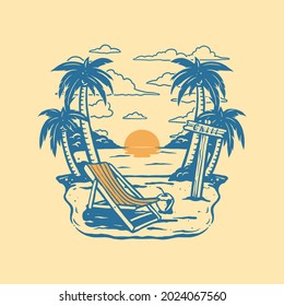 Holiday and relax on the beach