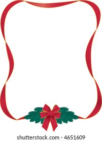 Holiday Ribbon Border