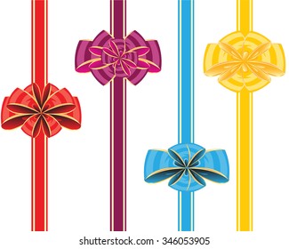 Holiday ribbon and bow