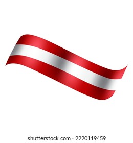cinta de vacaciones o bandera de austria